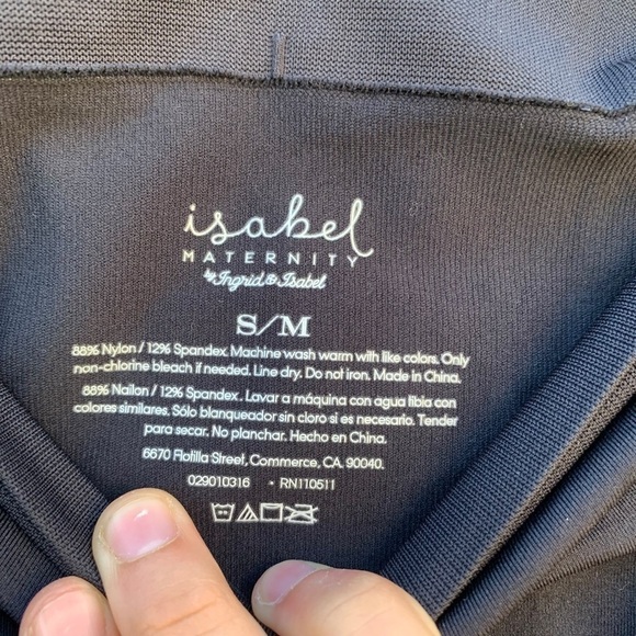 ISABEL women's maturity black leggings size s/m - Picture 2 of 3